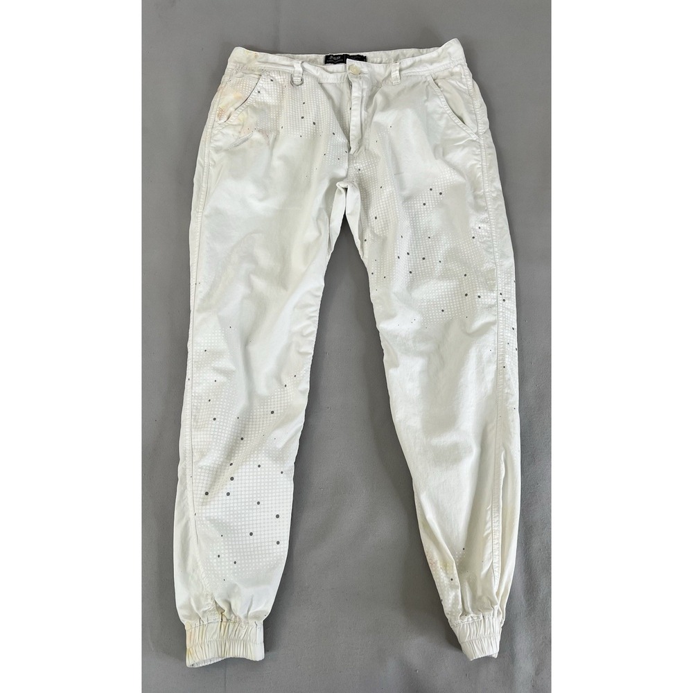 Publish Jogger Pants‎ Mens 32 "x27.5"L  Today For Tomorrow 100% Cotton White ‼️